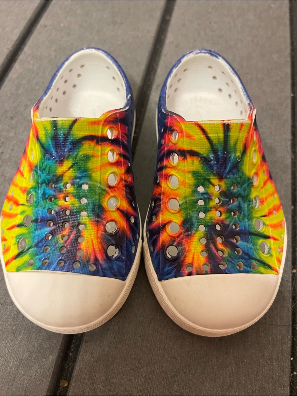 Native Shoes Jefferson Tie-Dye Toddler Baby Size 4